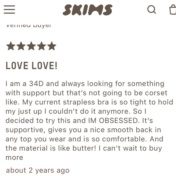 *SOLD*💝🎉HOST PICK🎉Rare Skims “Fits Everybody” Bandeau NWT Color “Cypress” - Picture 8 of 10